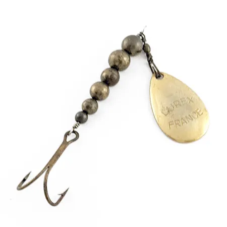 Vintage Lurex Spinner France, 1/4oz brass spinning lure #23430