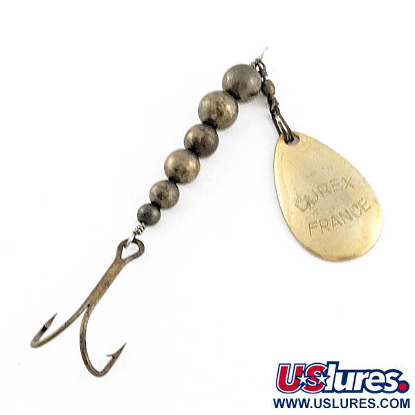 Vintage   Lurex Spinner France, 1/4oz brass spinning lure #23430