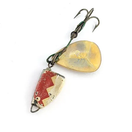 Vintage Thomas Spinner, 1/4oz gold spinning lure #23431