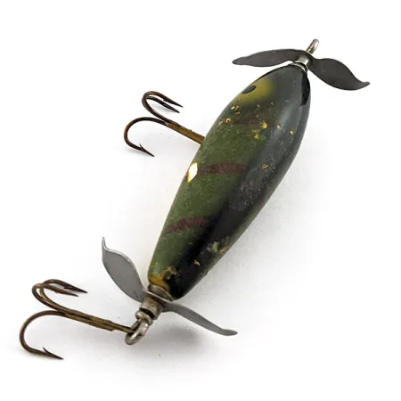Vintage South Bend Nip-I-Diddee Wood Lure, 2/5oz Perch fishing lure #23435