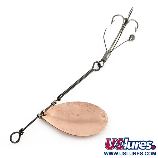 Vintage   Vintage South Bend Spinner 5, 1/4oz nickel/copper spinning lure #23438