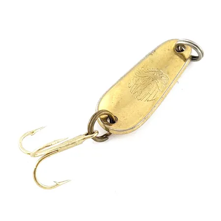 Vintage Thomas Little Tiger, 1/8oz gold fishing spoon #23442