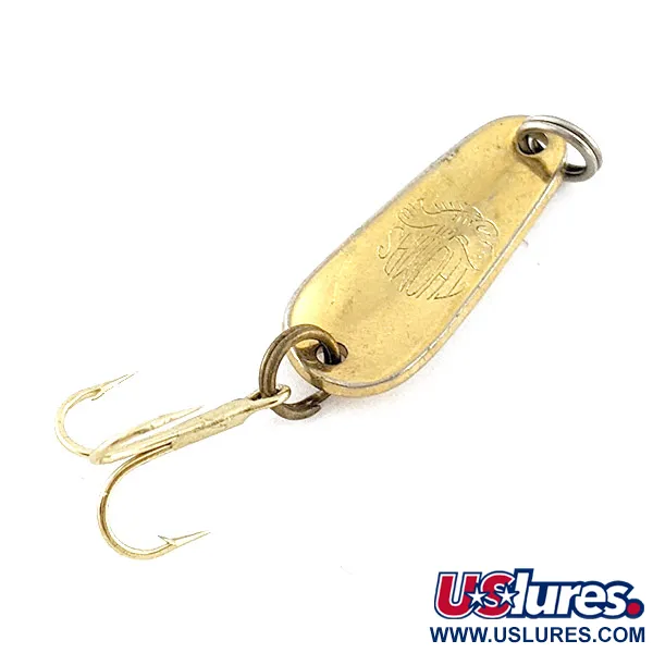 Vintage   Thomas Little Tiger, 1/8oz gold fishing spoon #23442