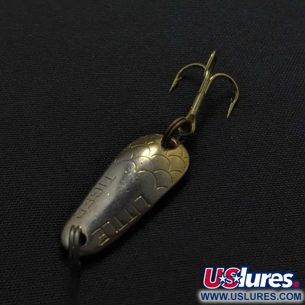 Vintage   Thomas Little Tiger, 1/8oz gold fishing spoon #23442