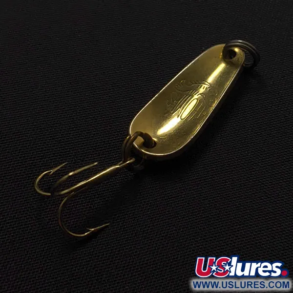 Vintage   Thomas Little Tiger, 1/8oz gold fishing spoon #23442