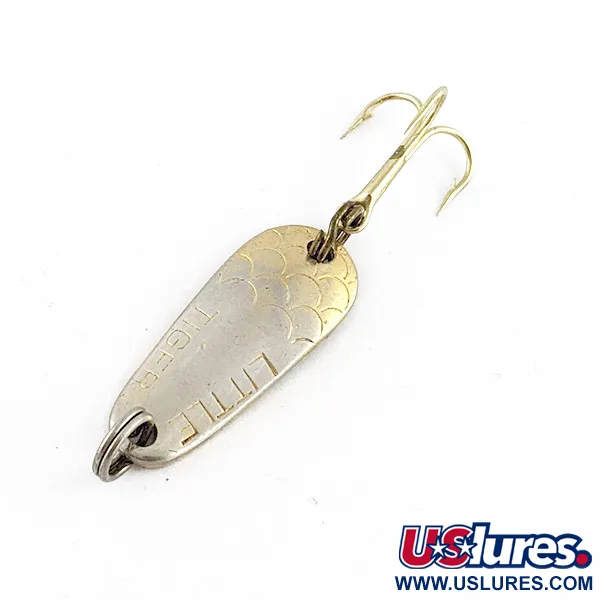 Vintage   Thomas Little Tiger, 1/8oz gold fishing spoon #23442