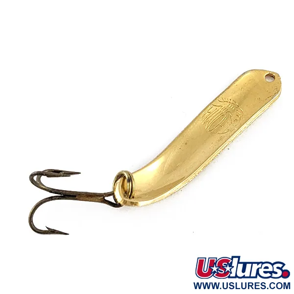 Vintage   Thomas EEL, 1/8oz gold fishing spoon #23443