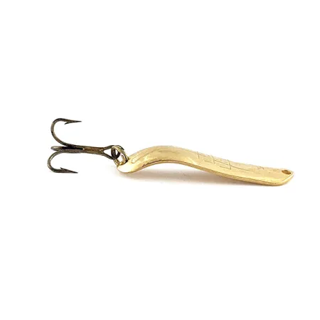 Vintage Thomas EEL, 1/8oz gold fishing spoon #23443