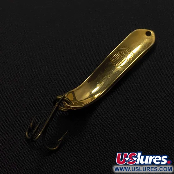 Vintage   Thomas EEL, 1/8oz gold fishing spoon #23443