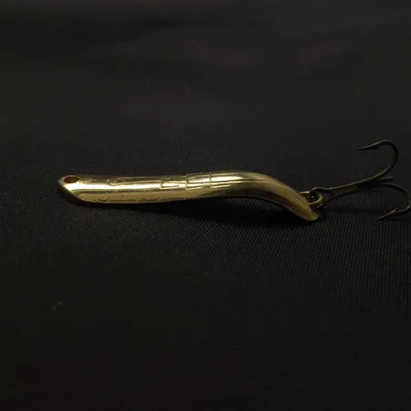 Vintage Thomas EEL, 1/8oz gold fishing spoon #23443