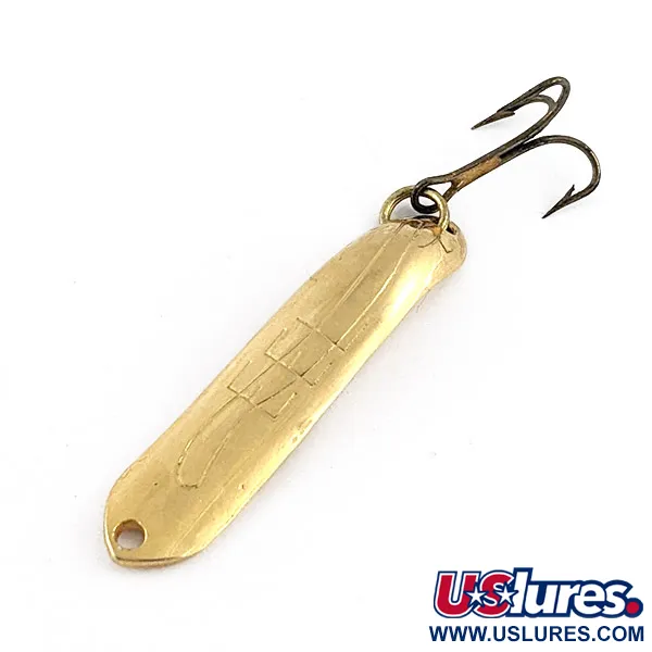 Vintage   Thomas EEL, 1/8oz gold fishing spoon #23443