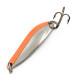 Vintage   Acme Fiord Spoon, 1/4oz nickel/orange fishing spoon #23455