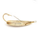 Vintage    Johnson Silver Minnow, 3/4oz gold fishing spoon #23457