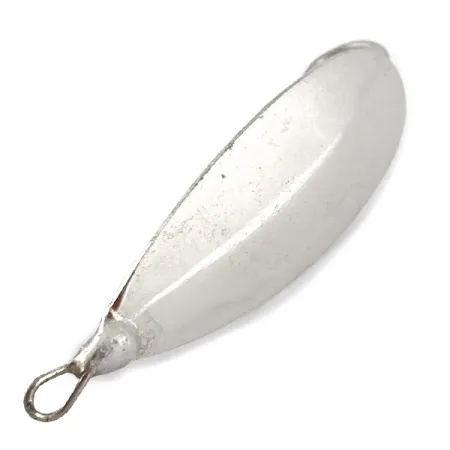 Vintage Johnson Silver Minnow , 1/4oz nickel fishing spoon #23458