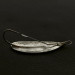 Vintage   Johnson Silver Minnow , 1/4oz nickel fishing spoon #23458