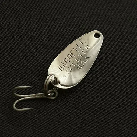 Vintage Eppinger Dardevle Skeeter, 1/32oz Green Devle fishing spoon #23462