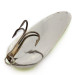 Vintage  Lindy / Little Joe Lindy Gator , 1 2/3oz nickel/chartreuse fishing spoon #23465