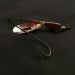 Vintage   Pflueger June Bug №6, 3/5oz nickel/red spinning lure #23467