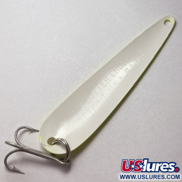 Vintage  Eppinger Dardevle Flutter Chuck #3100, 1/3oz Five of Diamonds fishing spoon #23470