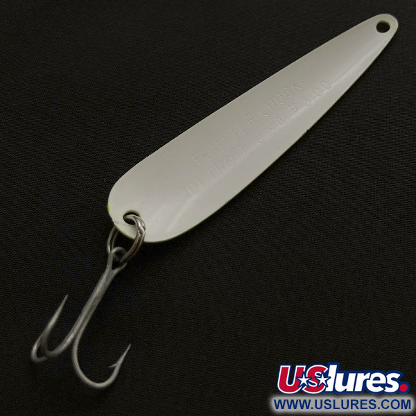 Vintage  Eppinger Dardevle Flutter Chuck #3100, 1/3oz Five of Diamonds fishing spoon #23470