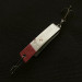 Vintage  Luhr Jensen Super-Duper 503, 1/8oz nickel/red fishing spoon #23472