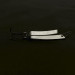 Vintage  Luhr Jensen Super-Duper 503, 1/8oz nickel/red fishing spoon #23472