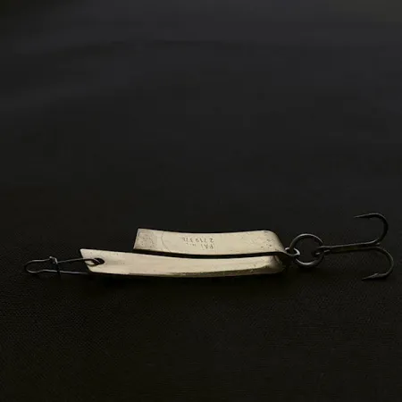 Vintage Luhr Jensen Super-Duper 503, 1/8oz gold/red fishing spoon #23473