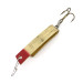Vintage  Luhr Jensen Super-Duper 503, 1/8oz gold/red fishing spoon #23473