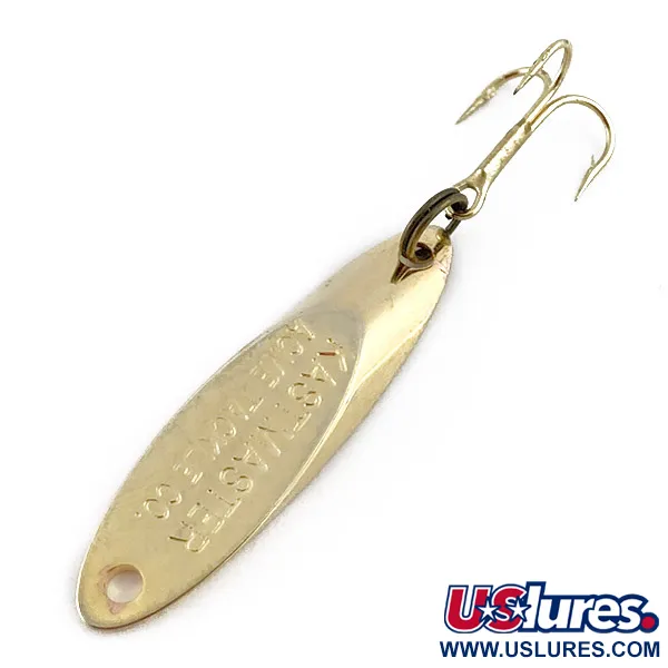 Vintage  Acme  Kastmaster, 1/8oz gold fishing spoon #23475
