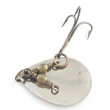 Vintage Pflueger colorado spinner #4, 3/16oz nickel spinning lure #23489