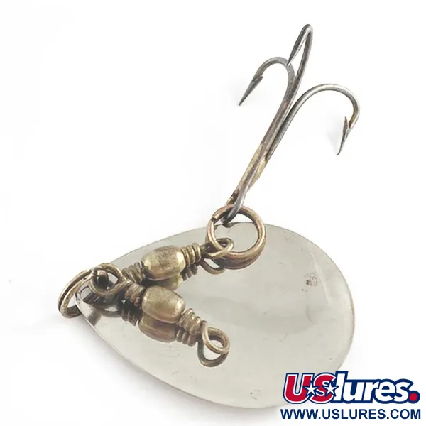 Vintage   Pflueger colorado spinner #4, 3/16oz nickel spinning lure #23489