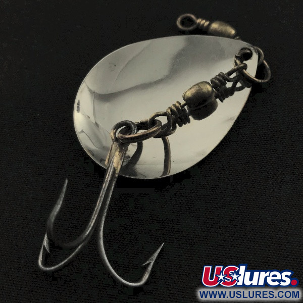Vintage   Pflueger colorado spinner #4, 3/16oz nickel spinning lure #23489