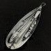 Vintage   Johnson Silver Minnow Weedless, 1/3oz nickel fishing spoon #23491