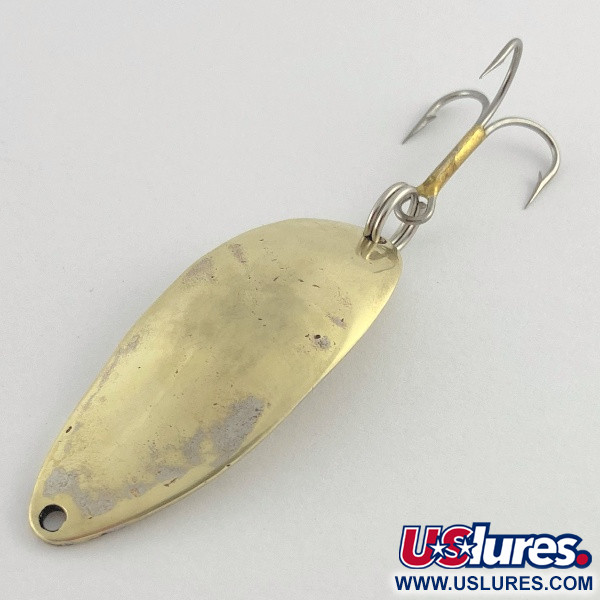 Vintage  Seneca Little Cleo (Hula Girl), 1/2oz gold fishing spoon #23492
