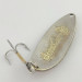 Vintage  Seneca Little Cleo (Hula Girl) , 1/2oz nickel/gold fishing spoon #23493