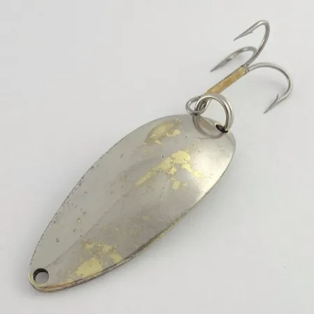 Vintage Seneca Little Cleo (Hula Girl) , 1/2oz nickel/gold fishing spoon #23493