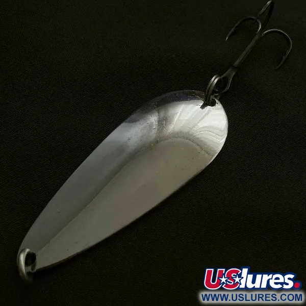 Vintage Tony Accetta 7, 3/4oz nickel fishing spoon #23497
