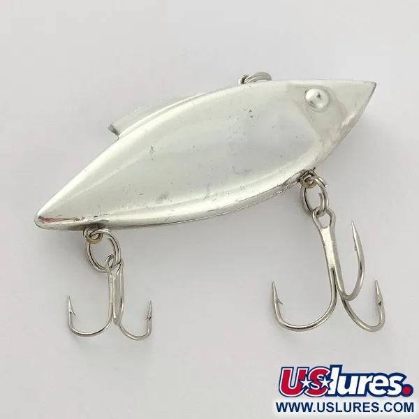 Vintage Bill Lewis Rat-L-Trap, 1/2oz nickel fishing lure #23498
