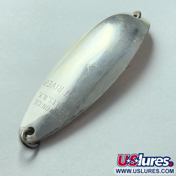 Vintage   Sutton Spoon West River, 1/3oz silver/copper fishing spoon #23499