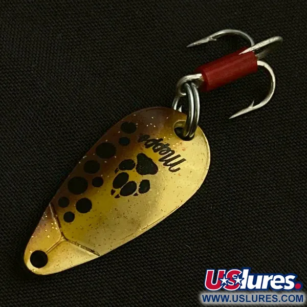 Vintage   Mepps Little Wolf, 1/8oz Brown Trout fishing spoon #23500