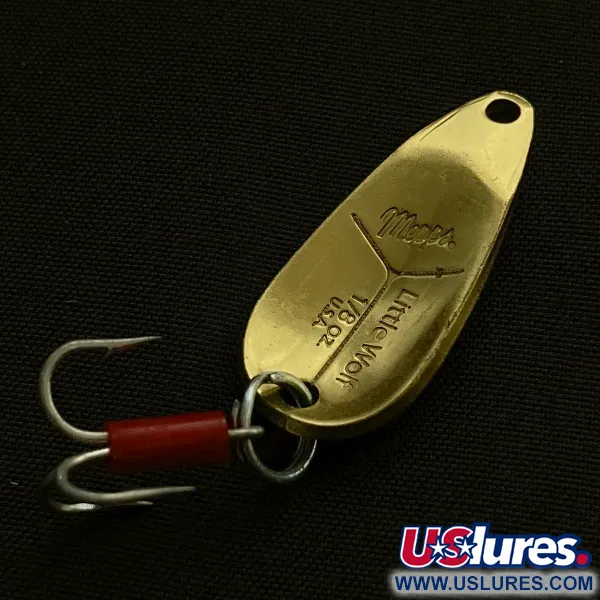 Vintage   Mepps Little Wolf, 1/8oz Brown Trout fishing spoon #23500