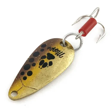 Vintage Mepps Little Wolf, 1/8oz Brown Trout fishing spoon #23500