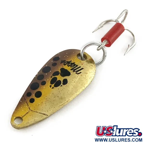 Vintage   Mepps Little Wolf, 1/8oz Brown Trout fishing spoon #23500