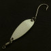Vintage  Hildebrandt Spinners Hildebrandt Little Shaver 3, 1/16oz pearl/green fishing spoon #23507