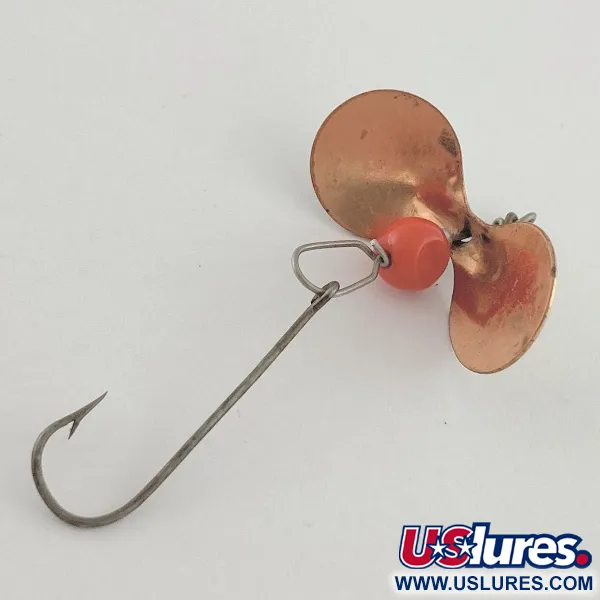 Vintage  Aeroplane Spinner Aero spin 2, 1/16oz silver/copper spinning lure #23508