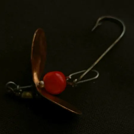 Vintage Aeroplane Spinner Aero spin 2, 1/16oz silver/copper spinning lure #23508