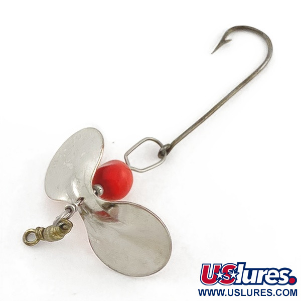 Vintage  Aeroplane Spinner Aero spin 2, 1/16oz silver/copper spinning lure #23508