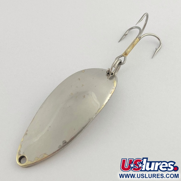 Vintage  Seneca Little Cleo (Hula Girl) , 1/2oz nickel/gold fishing spoon #23514