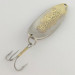 Vintage  Seneca Little Cleo (Hula Girl) , 1/2oz nickel/gold fishing spoon #23514