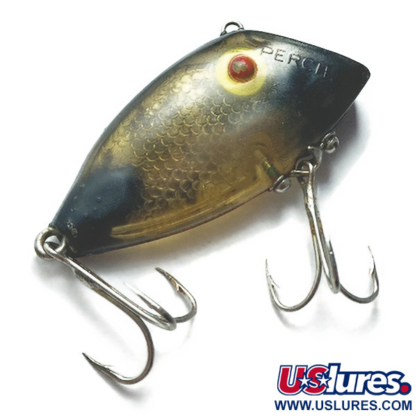 Vintage  PICO Pico Perch, 2/5oz gold fishing lure #23516